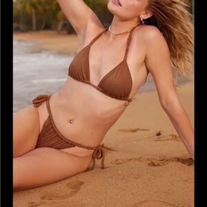 Aerie Brown Bikini Bottoms, size XL, new!